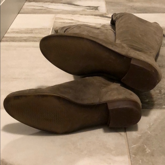 Casini Italian Suede Over the Knee Boots - Picture 6 of 8